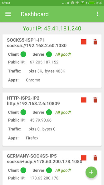 Run android online APK RProxid[root](Proxifier Alt.) from MyAndroid or emulate RProxid[root](Proxifier Alt.) using MyAndroid